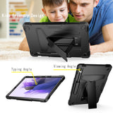Galaxy Tab S7 11" Case (SM-T870/T875/T878), Dual Layer Hybrid Protective Cover with Kickstand Case for Samsung Galaxy Tab S7 11 inch (2020) Tablet (Black/Black)