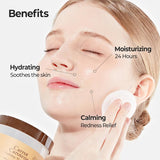SKINFOOD Carrot Calming Toner Pads (8.8oz, 60Pads), Daily Refreshing Hydration, After Sun Care and Sunburn Relief with Carrot, 100% Cotton Pads for All Skin Types, Makeup Prep, Korean Skincare