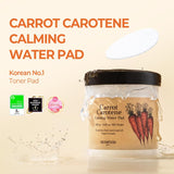 SKINFOOD Carrot Calming Toner Pads (8.8oz, 60Pads), Daily Refreshing Hydration, After Sun Care and Sunburn Relief with Carrot, 100% Cotton Pads for All Skin Types, Makeup Prep, Korean Skincare