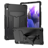Galaxy Tab S7 11" Case (SM-T870/T875/T878), Dual Layer Hybrid Protective Cover with Kickstand Case for Samsung Galaxy Tab S7 11 inch (2020) Tablet (Black/Black)