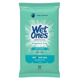 Wet Ones Wipes for Hands & Face, Travel Wipes Pack for Sensitive Skin(20 Count each)