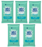 Wet Ones Wipes for Hands & Face, Travel Wipes Pack for Sensitive Skin(20 Count each)