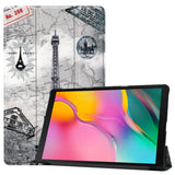 Smart Stand Mannitic PU Leather Case Cover For 2019 Samsung Galaxy Tab A 10.1 SM-T510/T515, With Auto Sleep/Wake
