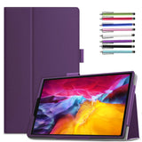 For iPad Air 4th Gen 10.9" iPad Pro 11" 2020 Smart PU Leather Stand Case Cover