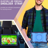 For Samsung Galaxy Tab A8 10.5 2022 X200/205 Shockproof Tablet Cover With Strap Case