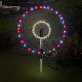 2PCS Solar Power Stake Fairy Starry sky Firework LED Light for Front yard Patio Lawn sidewalk balcony Décor