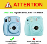 For Fujifilm Instax Mini 11 Instant Camera Case Bag Cover with Adjustable Strap
