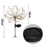 LED Solar Panels Garden Stake Lights For Yard Lawn Landscape Lamp Décor Outdoor Waterproof
