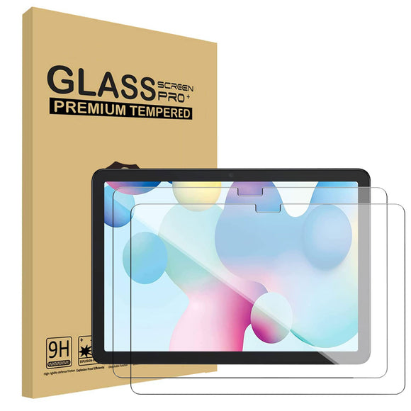 2 Pack Tablet Tempered Glass Screen Protector For TCL TAB 10 5G/10s 5G Tablet 10.1-Inch with 9H Anti Scratch Transparent HD Clear Bubble Free Protective Film