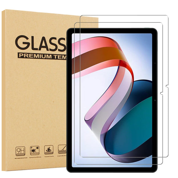 [2 Pack] Tempered Glass Screen Protector For Xiaomi Redmi Pad 10.61 Inch 2022 Release inch Tablet with 9H Scratch Resistance HD Clear Transparent Protective glass Screen Films