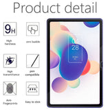 2 Pack Tablet Tempered Glass Screen Protector For TCL TAB 10 5G/10s 5G Tablet 10.1-Inch with 9H Anti Scratch Transparent HD Clear Bubble Free Protective Film