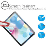 2 Pack Tablet Tempered Glass Screen Protector For TCL TAB 10 5G/10s 5G Tablet 10.1-Inch with 9H Anti Scratch Transparent HD Clear Bubble Free Protective Film