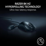 Razer Viper V3 Pro Wireless Gaming Mouse: 54g Lightweight - 8K Polling - 35,000 DPI Optical Sensor with Advanced Features - Gen-3 Optical Switches - 8 Programmable Controls - USB C Charging - Black