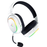 Razer Barracuda X Chroma Wireless Gaming Headset: 2.4GHz Wireless & Bluetooth - Lightweight - Chroma RGB - 40mm Drivers - Cardioid Mic - 70 Hr Battery - for PC, Mac, PS5, Switch, Smartphone - White