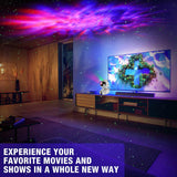 Astronaut Galaxy Projector - Star Projector, Bluetooth Speaker, White Noise, Star and Moon Galaxy Lights for Bedroom with Timer, Nebula Night Light 360° Adjustable with remote, Starry galaxy projector