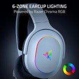 Razer Barracuda X Chroma Wireless Gaming Headset: 2.4GHz Wireless & Bluetooth - Lightweight - Chroma RGB - 40mm Drivers - Cardioid Mic - 70 Hr Battery - for PC, Mac, PS5, Switch, Smartphone - White