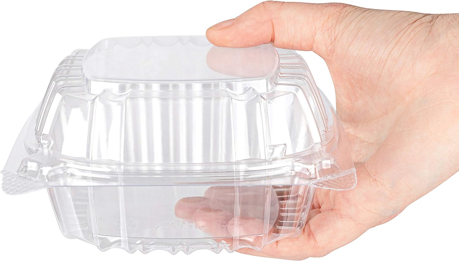 240 PCS Clear Hinged Deli Food Sandwich Box Take-Out Container