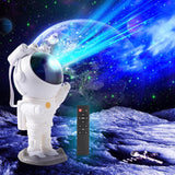 Astronaut Galaxy Projector - Star Projector, Bluetooth Speaker, White Noise, Star and Moon Galaxy Lights for Bedroom with Timer, Nebula Night Light 360° Adjustable with remote, Starry galaxy projector