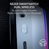 Razer Barracuda X Chroma Wireless Gaming Headset: 2.4GHz Wireless & Bluetooth - Lightweight - Chroma RGB - 40mm Drivers - Cardioid Mic - 70 Hr Battery - for PC, Mac, PS5, Switch, Smartphone - White