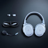 Razer Barracuda X Chroma Wireless Gaming Headset: 2.4GHz Wireless & Bluetooth - Lightweight - Chroma RGB - 40mm Drivers - Cardioid Mic - 70 Hr Battery - for PC, Mac, PS5, Switch, Smartphone - White