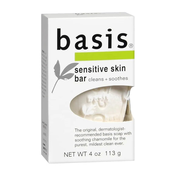 Basis Sensitive Skin Cleansing Bar - 4 oz