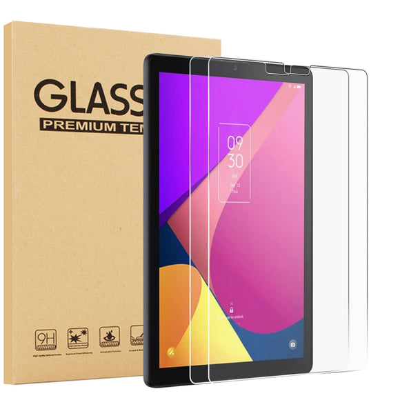 2 Pack for TCL Tab 8 LE/Tab 8v/Tab 8 SE/Tab 8 Plus/Tab 8 wifi Screen Protector, (Tempered Glass) Screen Saver Films for Tab 8 (9137W,9132X, 9138S, 6048E, 91232X1) Anti Scratch, Case Friendly