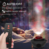 LED Galaxy Projector Nightlight Starry Moon Cloud Wave Bluetooth Music Player