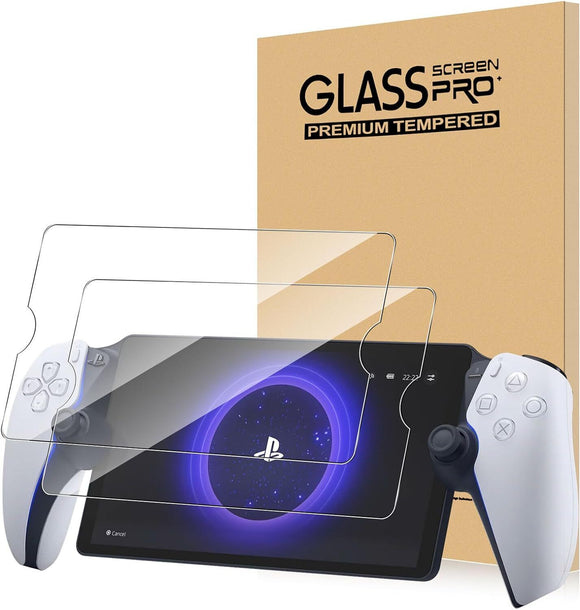 2-Pack Screen Protector Tempered Glass For PlayStation Portal Remote Player 8 inch 2023, Transparent HD Clear Anti-Scratch Glass Screen Protector For PS5 Portal Remote Player