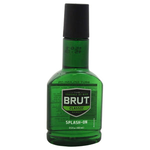 Brut Splash-On Original Fragrance - Bold, Masculine Cologne for Men - Long Lasting Mens Fragrance With Spicy Woods, Floral, and Citrus Notes - 3.5 oz