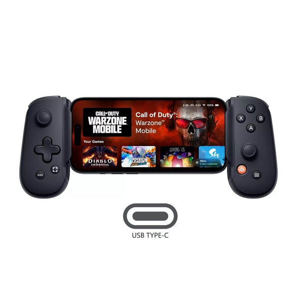 BACKBONE One Mobile Gaming Controller for Android and iPhone 15 Series (USB-C) - 2nd Gen - Turn Your Phone into a Gaming Console - Play Xbox, PlayStation, Call of Duty, Roblox, Genshin Impact & More