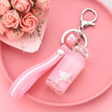 Floating Pig Milk Bottle Key Chain Ornament for handbag/book bag/gift/decoration(hot on Tiktok)