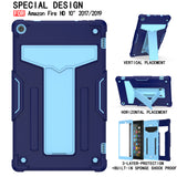 For Amazon Kindle Fire HD 10.1" 2021 11th Gen Tablet Heavy Duty Stand Case Cover