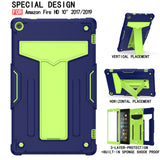 For Amazon Kindle Fire HD 10.1" 2021 11th Gen Tablet Heavy Duty Stand Case Cover