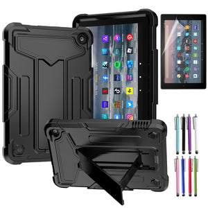 For Amazon Fire 7 12th Gen / 7 Kids 7" 2022 Tablet Heavy Duty Shockproof T-Stand Case Cover