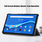 For Lenovo Tab M10 HD (2nd Gen) 10.1" TB-X306F/X Smart Case Leather Flip Stand Cover