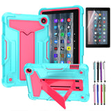 For Amazon Fire 7 12th Gen / 7 Kids 7" 2022 Tablet Heavy Duty Shockproof T-Stand Case Cover