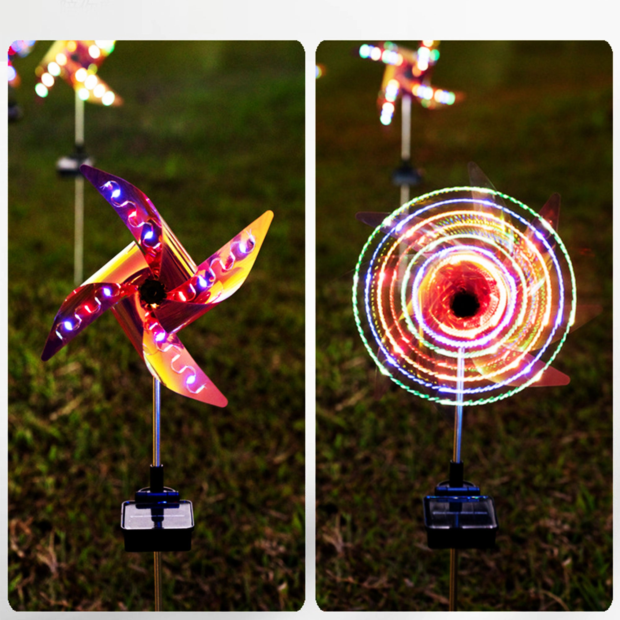 Knipperende Windmolen | LED Spinnenspeelgoed Voor Kinderen - Draaiende Knipperende Windmolen | LED Spinnenspeelgoed Voor Kinderen - Draaiende