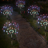 2PCS Solar Power Stake Fairy Starry sky Firework LED Light for Front yard Patio Lawn sidewalk balcony Décor
