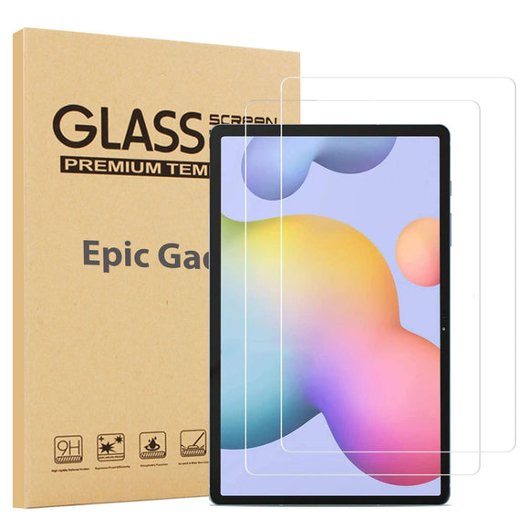 2 PCS Tempered Glass Screen Protector for 2020 Samsung Galaxy Tab S7/S7 Plus