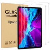 (2 Pack) Apple iPad Pro 12.9 Tempered Screen Protector for 12.9 inch (2021/2022/2023)