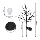 LED Solar Panels Garden Stake Lights For Yard Lawn Landscape Lamp Décor Outdoor Waterproof