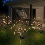 LED Solar Panels Garden Stake Lights For Yard Lawn Landscape Lamp Décor Outdoor Waterproof