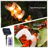 Solar Powered String LED String Honey Bee Outdoor/Indoor Garden Fairy Lights